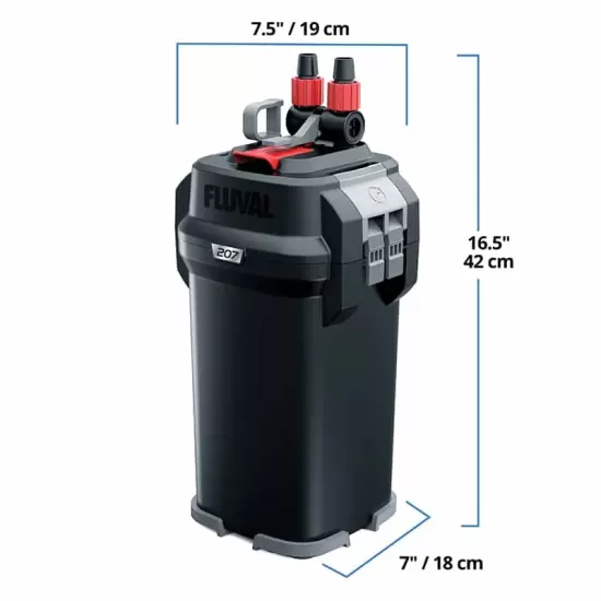 Външен филтър Fluval 207 Performance  - 8