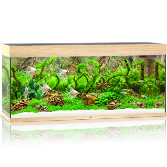 Аквариум JUWEL RIO 240 LED - светло дърво - 1