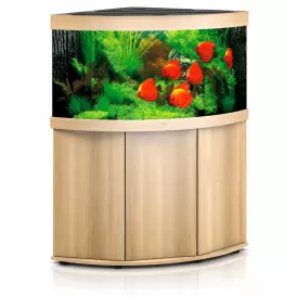 Аквариум с поставка JUWEL Trigon 350 LED - светло дърво