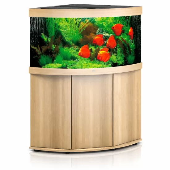Аквариум с поставка JUWEL Trigon 350 LED - светло дърво - 1