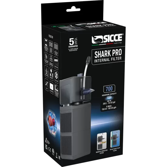 Вътрешен Филтър SICCE Shark Pro 700 - 1