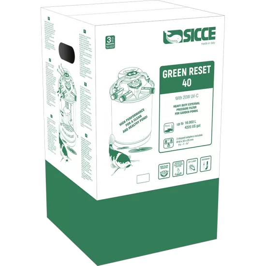 Езерен филтър SICCE Green Reset + UVC 20W - 1