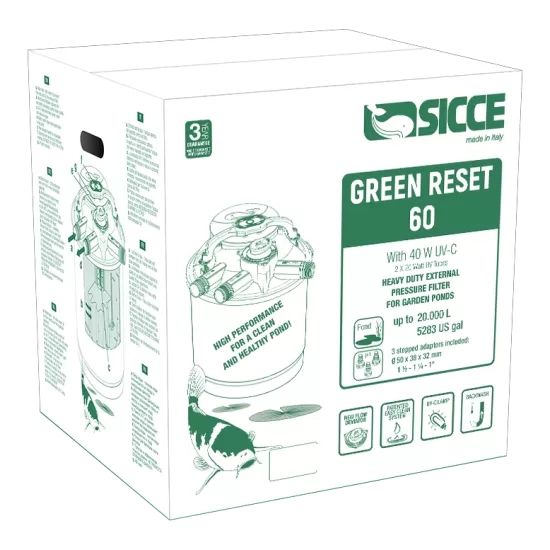 Езерен филтър SICCE Green Reset + UVC 2x20W - 1