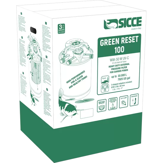 Езерен филтър SICCE Green Reset + UVC 2x25W - 1