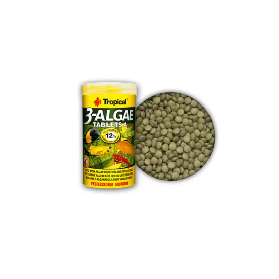 Храна под формата на таблетки, богати на водорасли Tropical 3-Algae Tablets A - 1