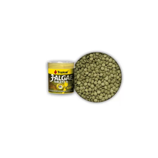 Храна под формата на таблетки, богати на водорасли Tropical 3-Algae Tablets B - 1