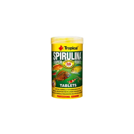 Храна под формата на таблетки Tropical Super Spirulina Forte Tablets 2кг - 1