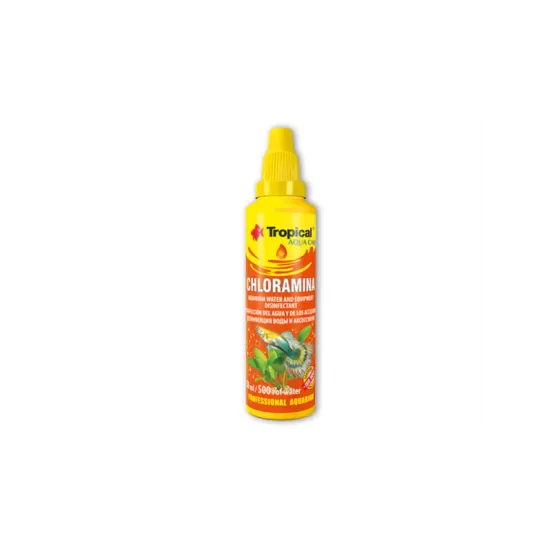 Препарат за дезинфекция на аквариумно оборудване Tropical Chloramina 50 мл. - 1