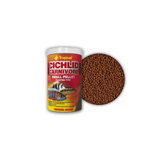 Храна за цихлиди Tropical Cichlid Carnivore Small Pellet - 1
