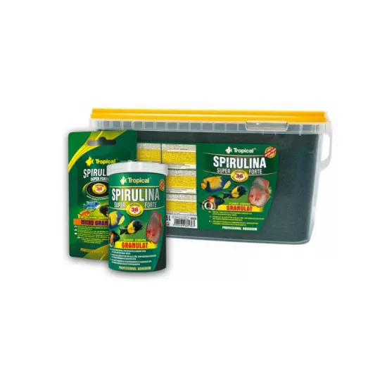 Гранулирана растителна храна Tropical Super Spirulina Forte Granulat   - 2