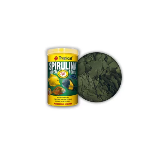 Растителна храна на люспи Tropical Super Spirulina Forte 36 % - 1