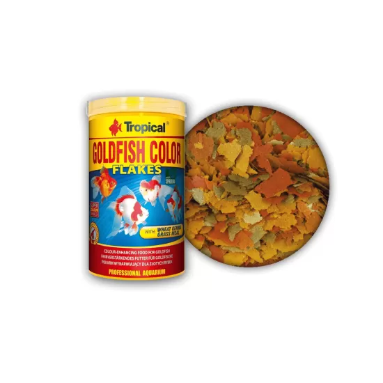 Храна на люспи за златни рибки и кои Tropical Goldfish Color - 1