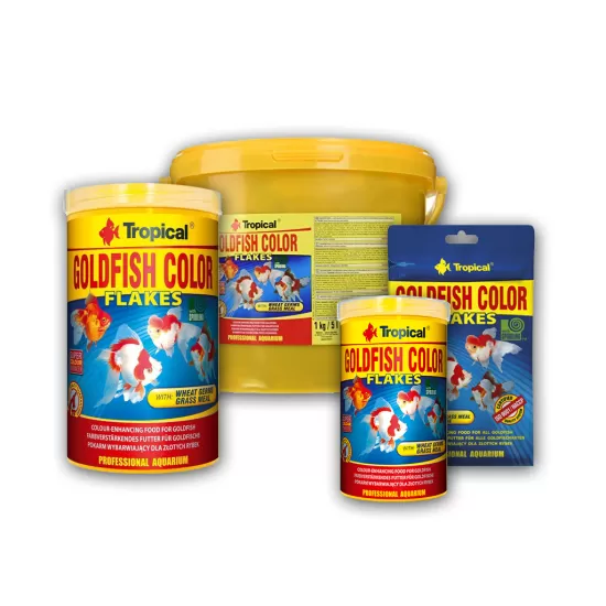 Храна на люспи за златни рибки и кои Tropical Goldfish Color - 2
