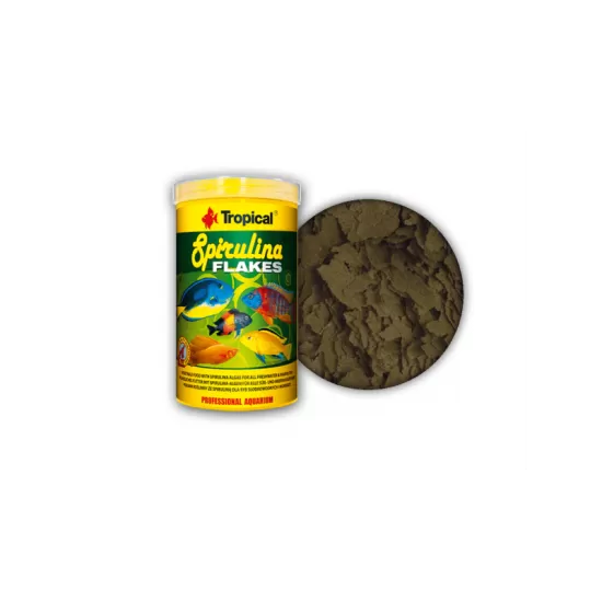 Растителна храна на люспи Tropical Spirulina Flakes - 1