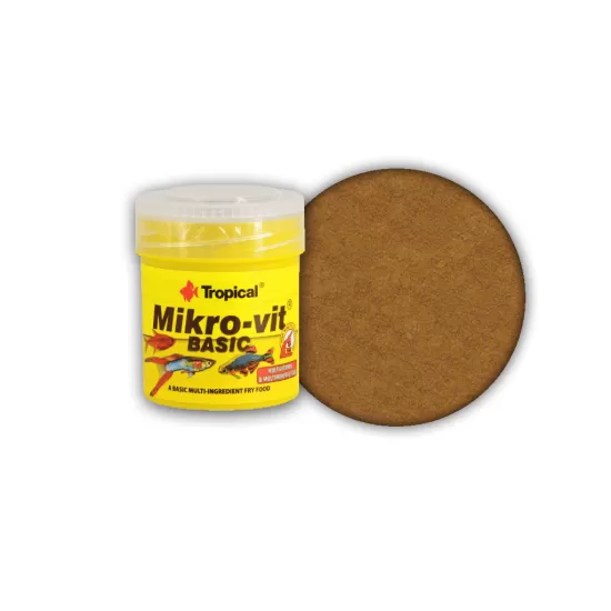 Основна храна за бебета рибки Tropical Mikrovit Basic 50мл. / 32гр. - 1