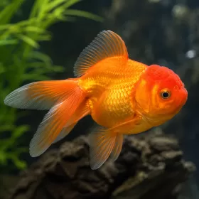 Златна рибка - оранда (Carassius auratus)