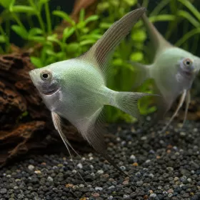 Скалария Bulgarian Green (Pterophyllum scalare)