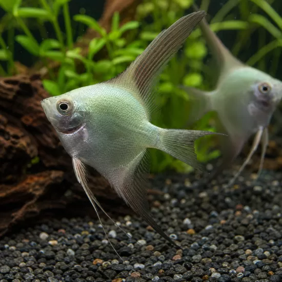 Скалария Bulgarian Green (Pterophyllum scalare) - 1