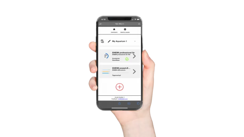 EHEIM professionel 5e smart phone
